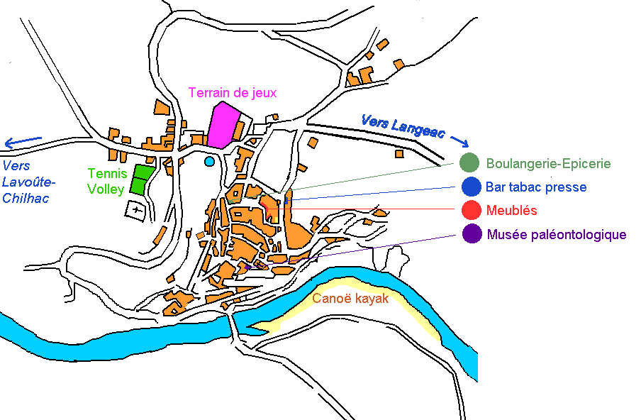 Plan du village
